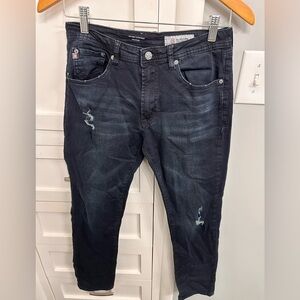 AG The Leggings Skinny Ankle AG Jeans The Knit Stryker 26 0 2 dark wash